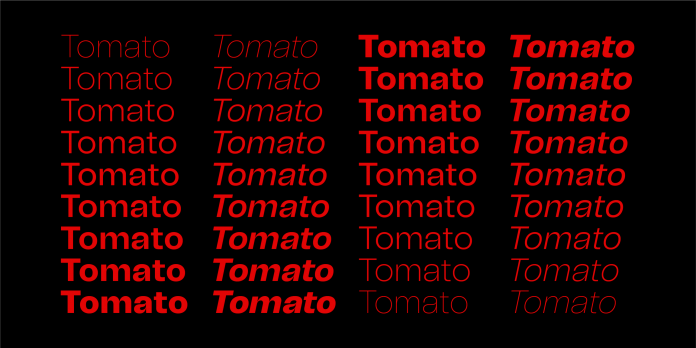 Tomato Grotesk Font Family