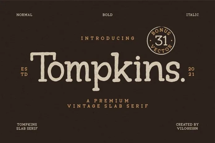 Tompkins Font