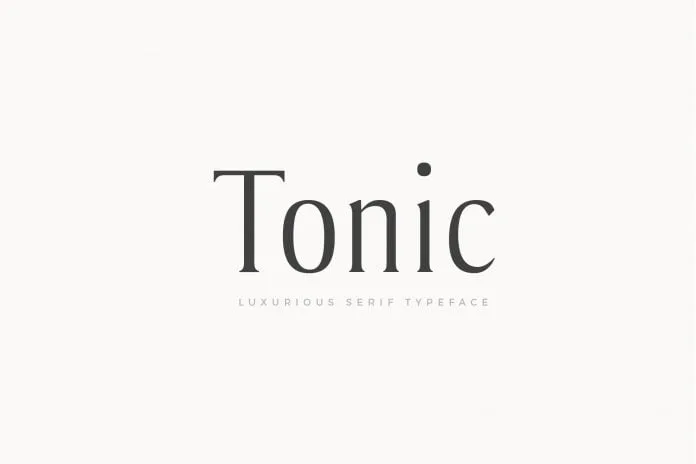 Tonic Font Family