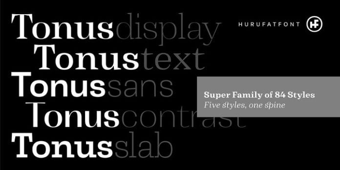 Tonus Super Family Font