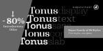 Tonus Super Family Font