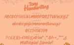 Tony Handwritting - Font