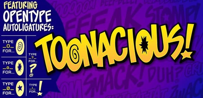 Toonacious BB Font