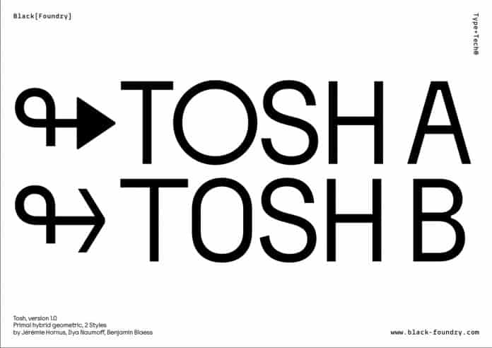 Tosh A & Tosh B Font