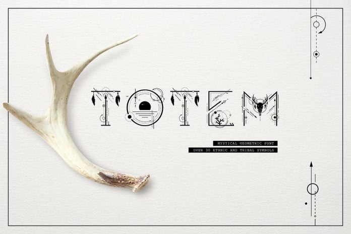 Totem - Mystical Geometric Font