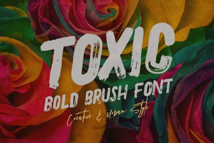 Toxic - Brush & Grunge Font
