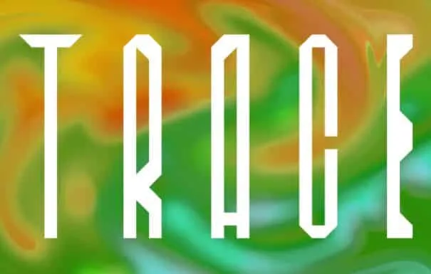 Trace - display font