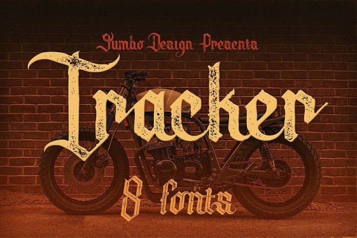 Tracker Vintage Style Font