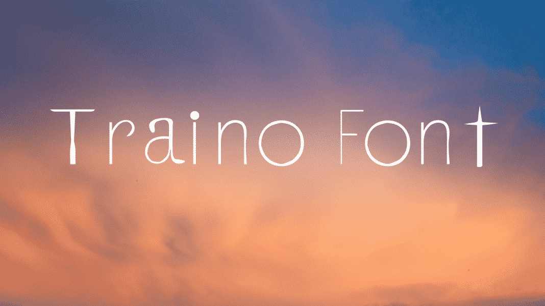 Traino Display Font