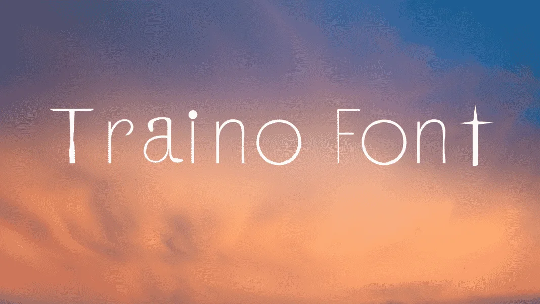 Traino Display Font