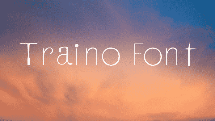 Traino Display Font