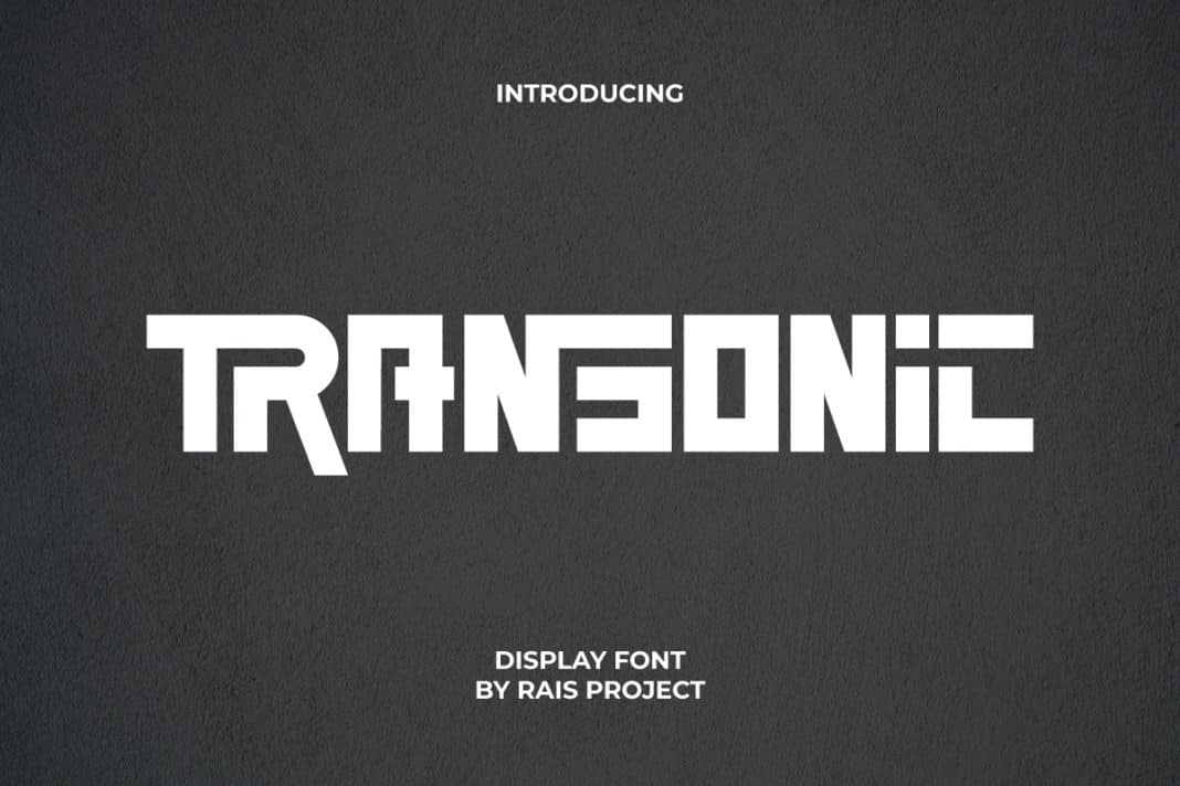 Transonic Font