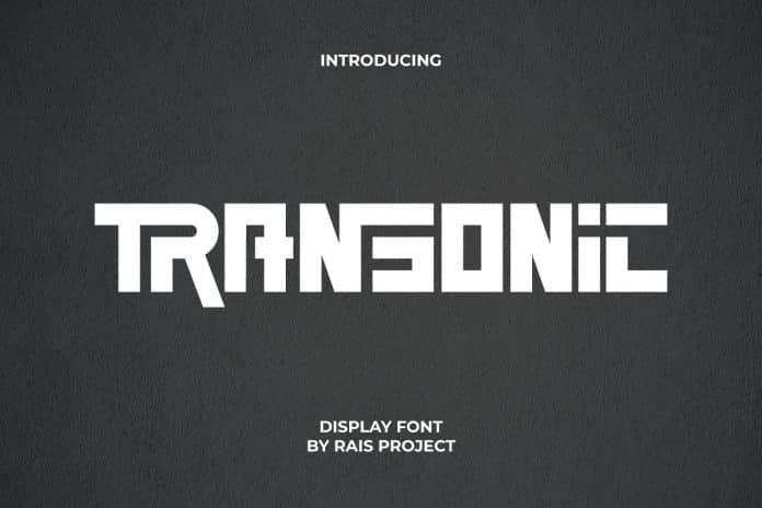 Transonic Font