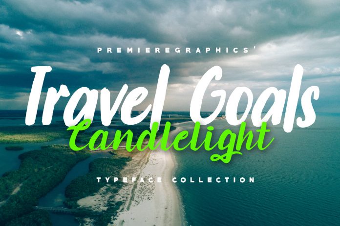 Travel Goals & Candlelight Font