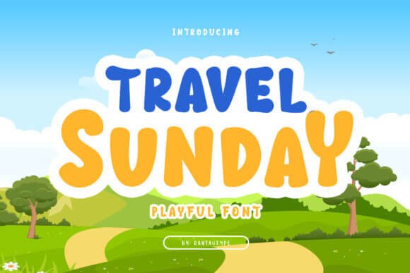 Travel Sunday Font