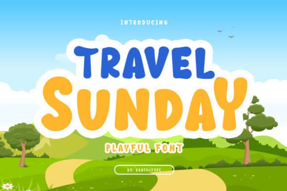 Travel Sunday Font