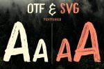 Traverse - Opentype Hand Painted SVG Font