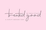 Treated Good Font