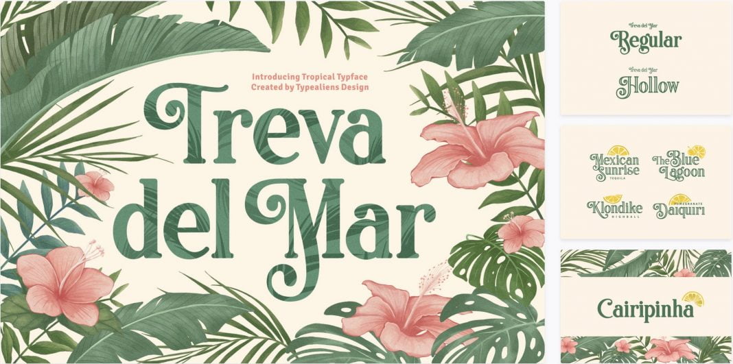 Treva del Mar - A Tropical Serif Font