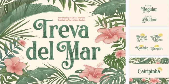 Treva del Mar - A Tropical Serif Font