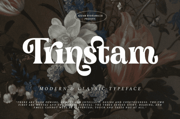 Trinstam Font