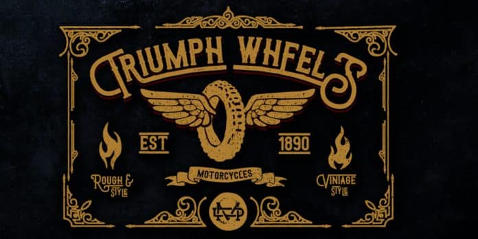 Triumph Wheels Font Family