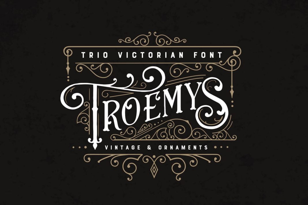 Troemys Font Trio Font