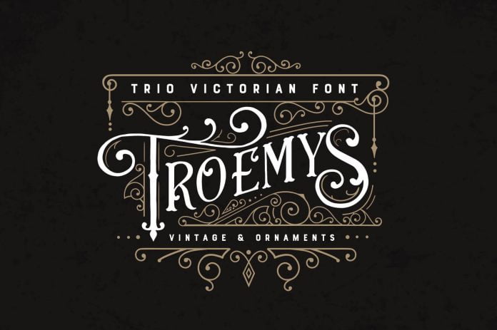 Troemys Font Trio Font