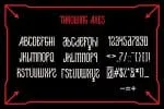 Trowing Axes Blackletter font