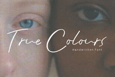 True Colours Font
