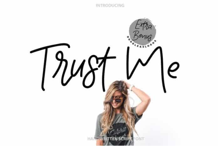Trust me Handwritten Font
