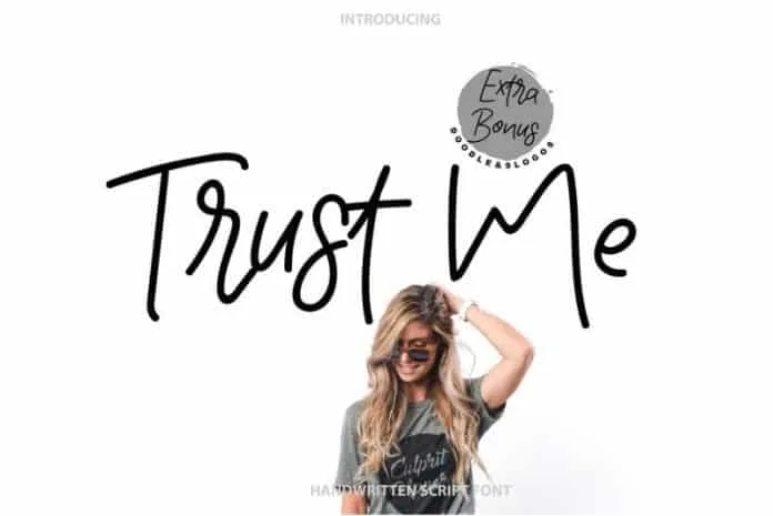 Trust me Handwritten Font