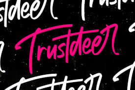 Trustdeer Handbrush Font