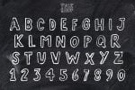 Tuck Shop - Chalk board font