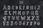Tuck Shop - Chalk board font