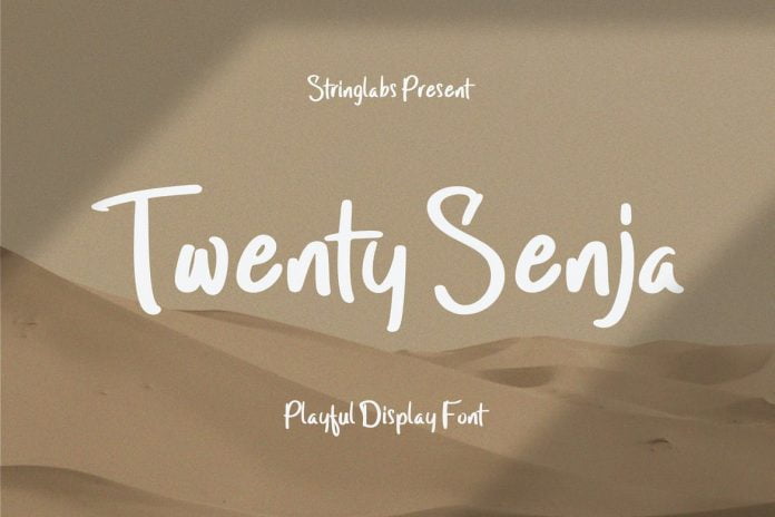 Twenty Senja - Playful Font