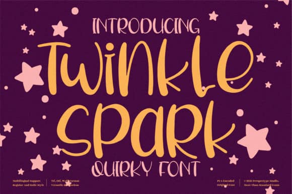 Twinkle Spark - Quirky Handwritten Font