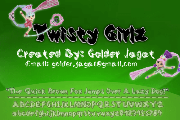 Twisty Girlz Font