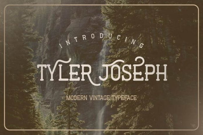 Tyler Joseph - Modern Vintage Font