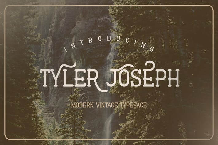 Tyler Joseph - Modern Vintage Font