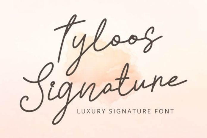 Tyloos Signature - Signature Font