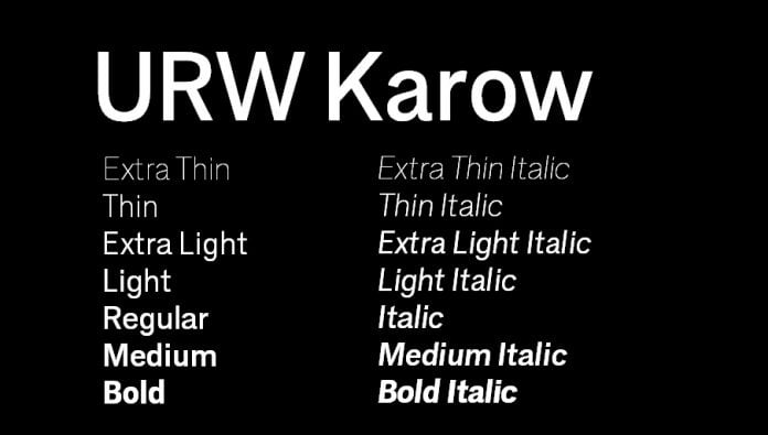 URW Karow Font