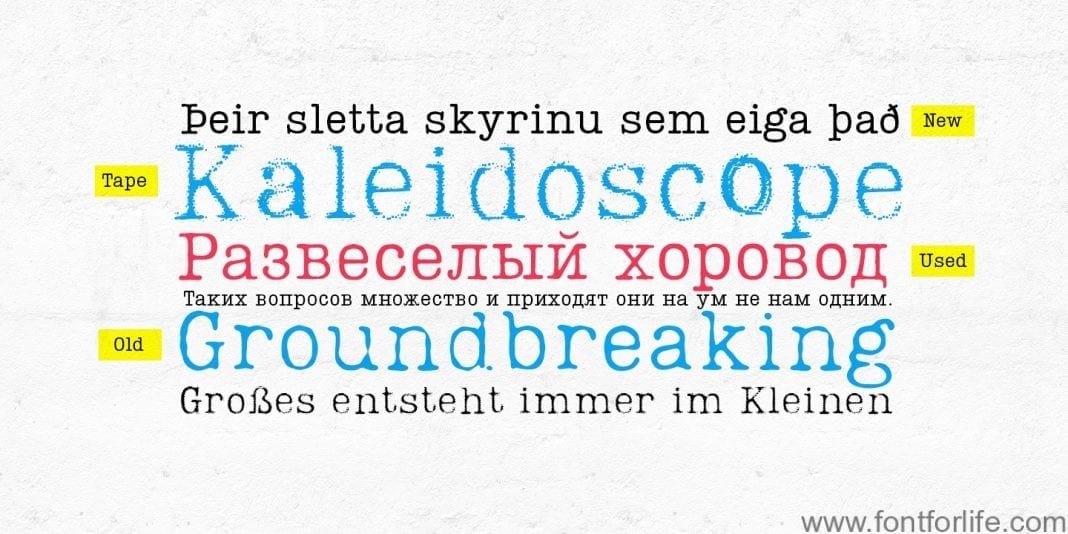 Lumios Typewriter Font