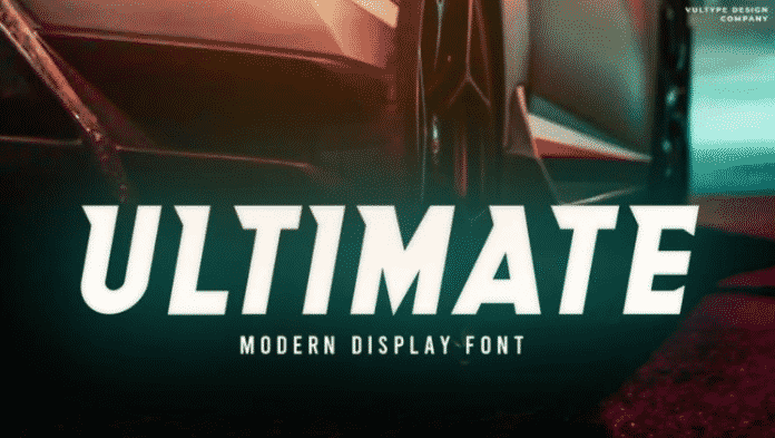 Ultimate - Modern Tech Sci-Fi Typeface Font