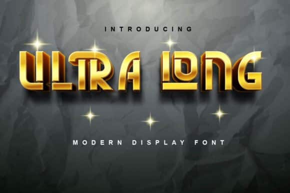 Ultra Long Font