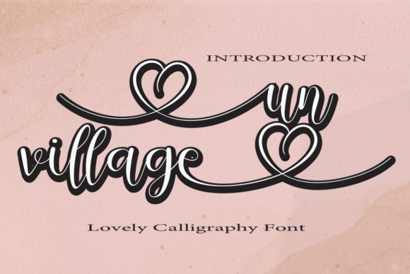 Un Village Font