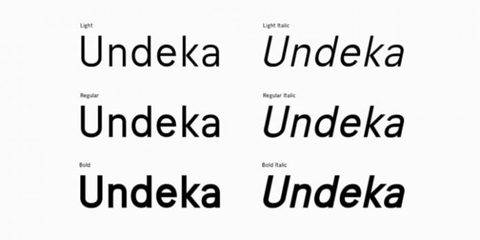 Undeka Font Family