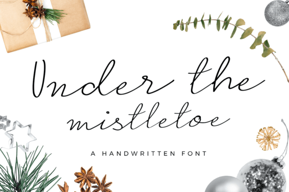 Under the Mistletoe Font