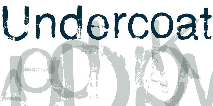 Undercoat Font