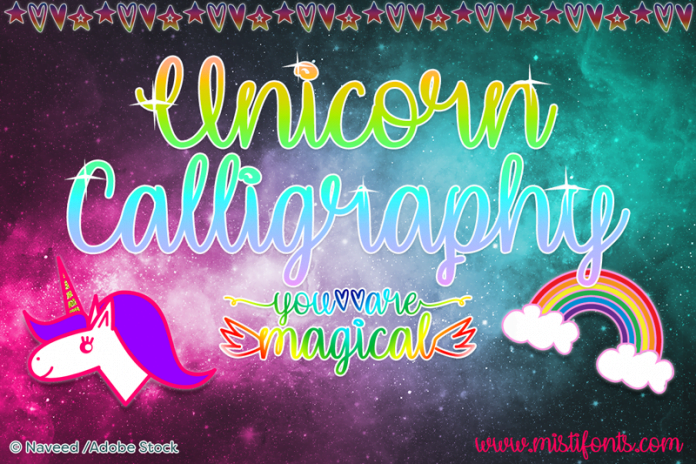 Unicorn Calligraphy font